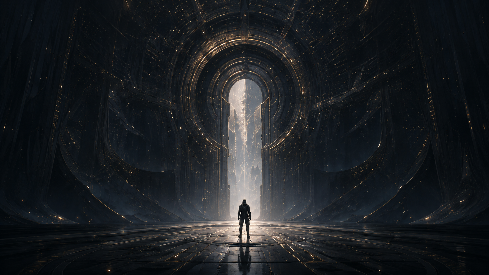 Interior of the alien Tower in Iteration Zero